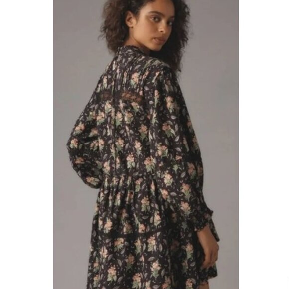 Pilcro Long-Sleeve Mock-Neck Swing Mini Dress, NWT - XXS - Picture 2 of 12